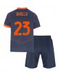 Billige Inter Milan Nicolo Barella #23 Tredjedraktsett Barn 2025-26 Kortermet (+ Korte bukser)